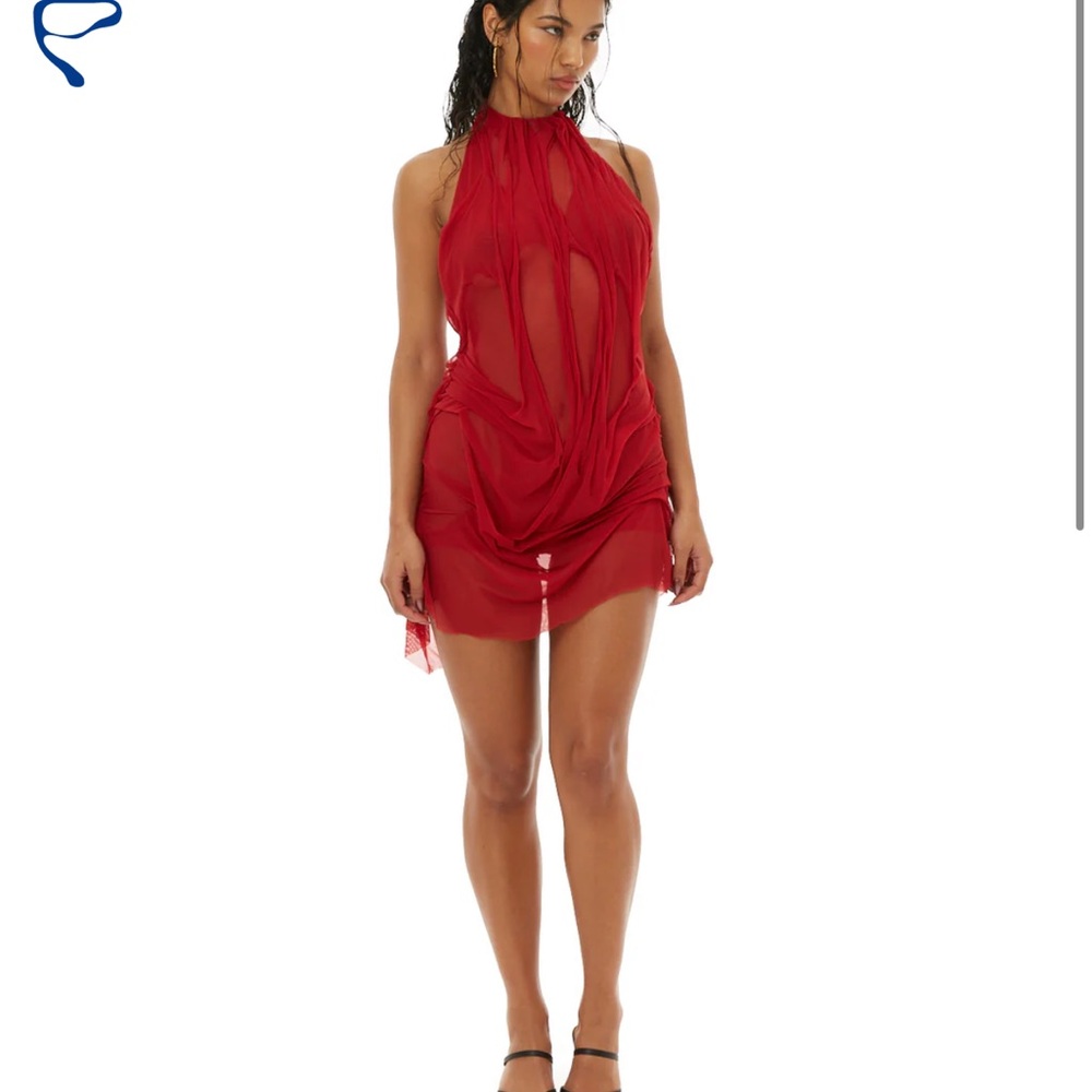 Di Petsa wet look dress GREAT condition